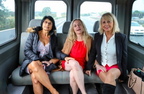 Mature Van starring Andrea Ann, Inna, Koko Blond, Petra Hot Porn