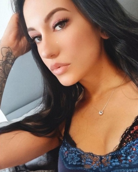 Glamorous babe teases with her big boobs in bralets in a sexy compilation