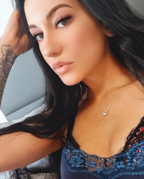 Glamorous babe teases with her big boobs in bralets in a sexy compilation